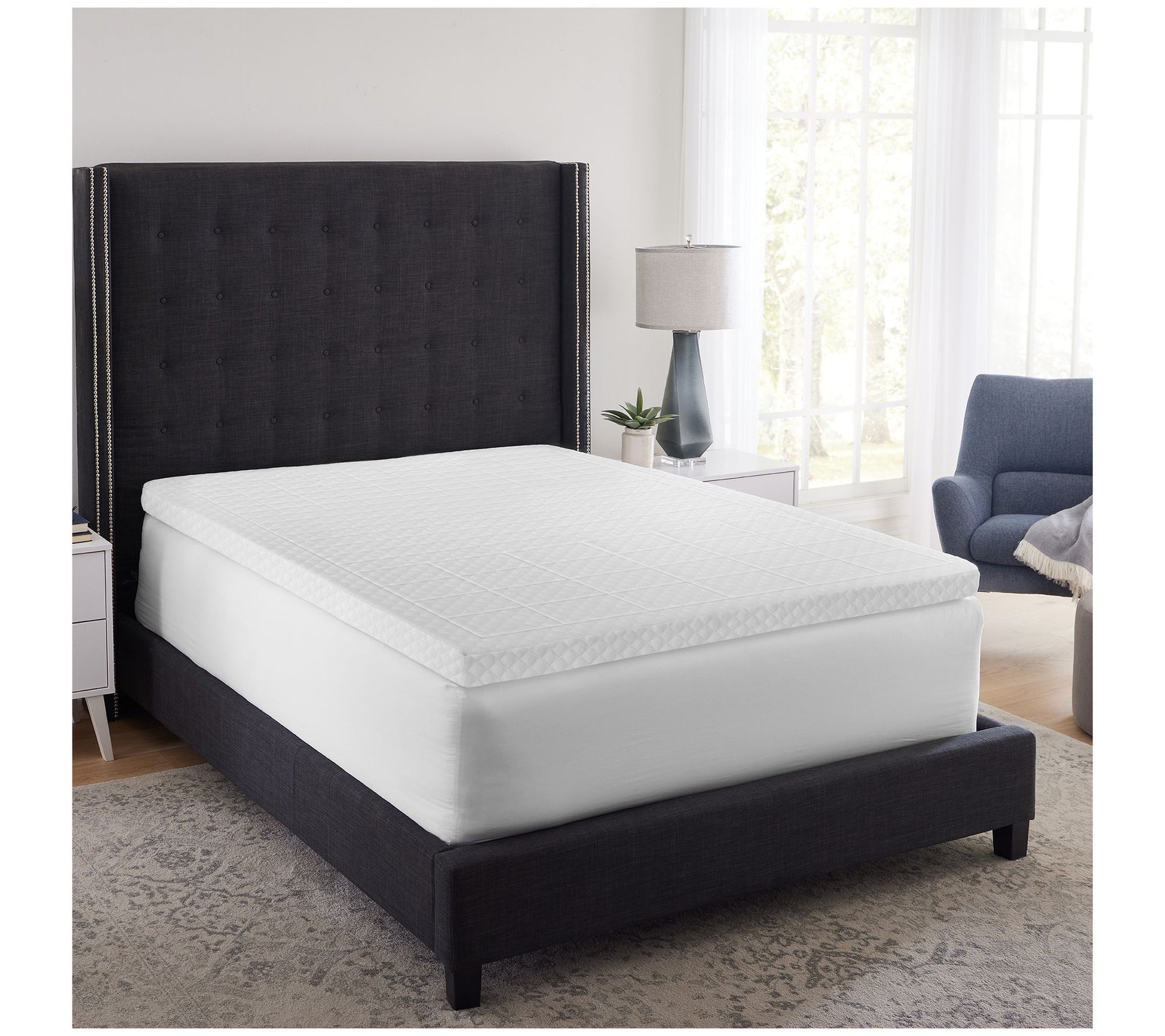 Bodipedic 3" Zoned Memory Foam Mattress Topper,Twin XL