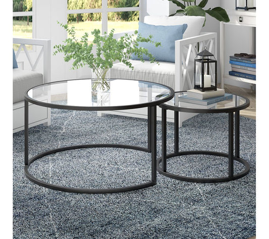 Hudson&Canal Watson Round Nested Coffee Table