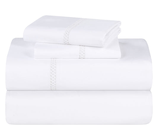 Superior Riverton Cotton Embroidered Sheet Set,King