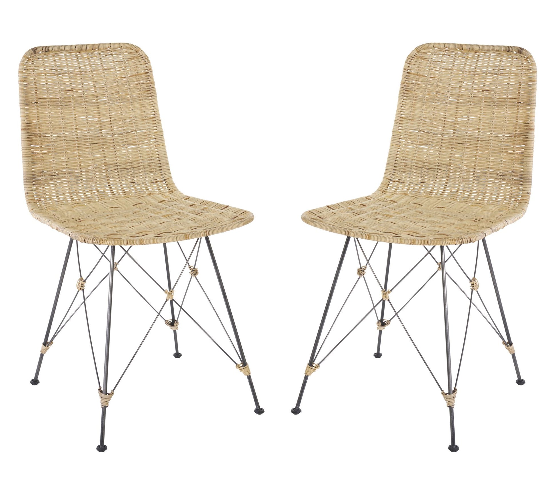 Safavieh Minerva Weaved Dining Chair (Set of 2)