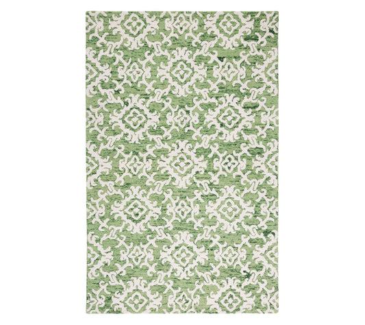 Blossom 104 Hand Tufted Wool 6' x 9' Rug by Valerie