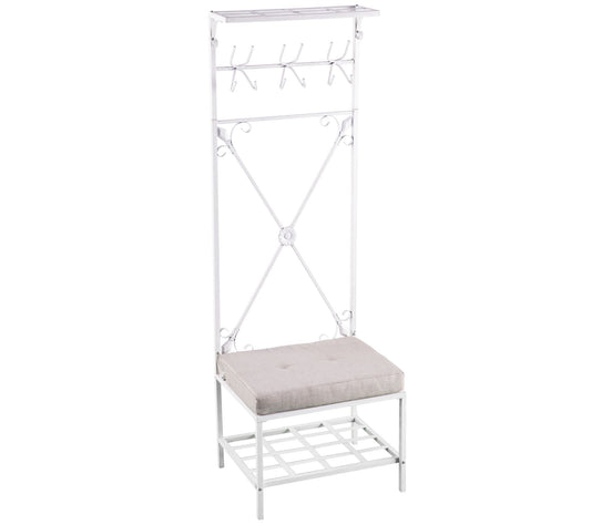 SEI Dovanti Entryway Hall Tree Bench With Storage