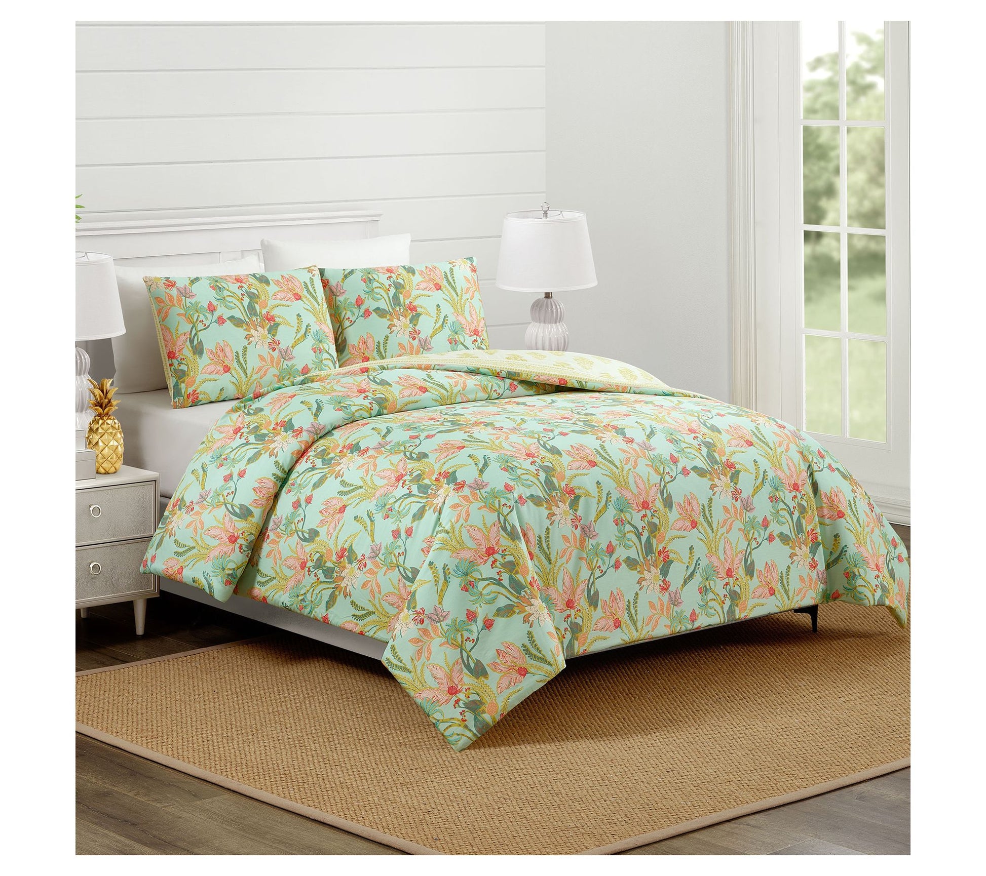 Spartina 449 Queenie Tropical 3pc King Comforter Set