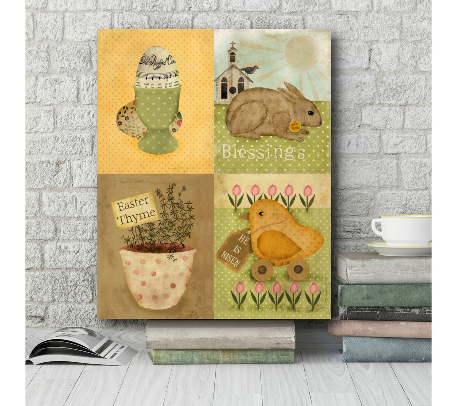 Courtside Market Easter Time 30x40 Canvas WallArt