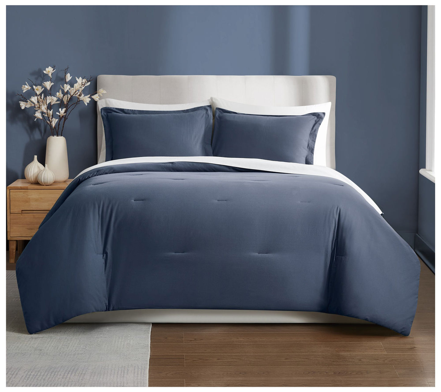Brooklyn Loom Essential Cotton King 3-Piece Comforter Set