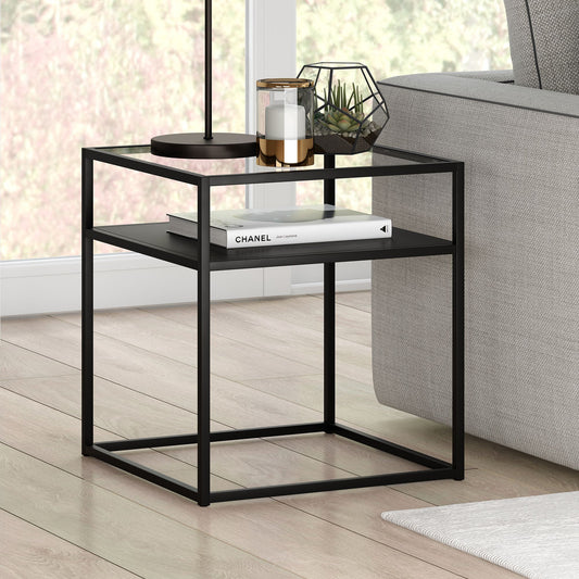 Hudson&Canal Ada 20" Wide Square Side Table