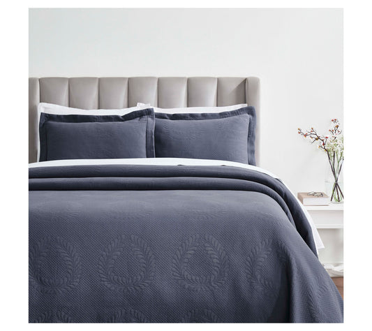Superior Peploi Cotton Bedspread and Sham Set,King