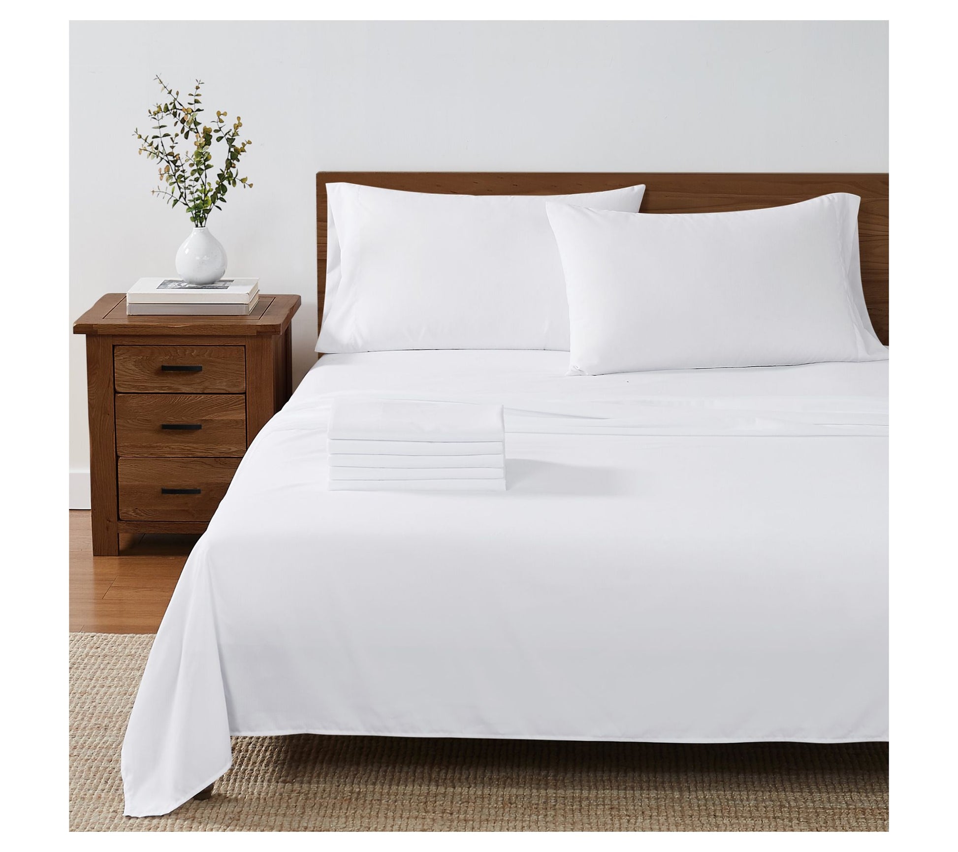 Truly Soft Hospitality 6-Piece King Flat SheetSet