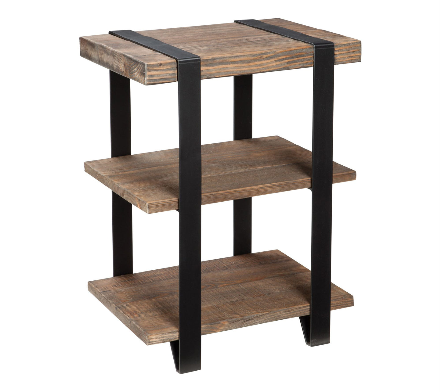 Alaterre Furniture Modesto Rustic Natural SolidWood End Table