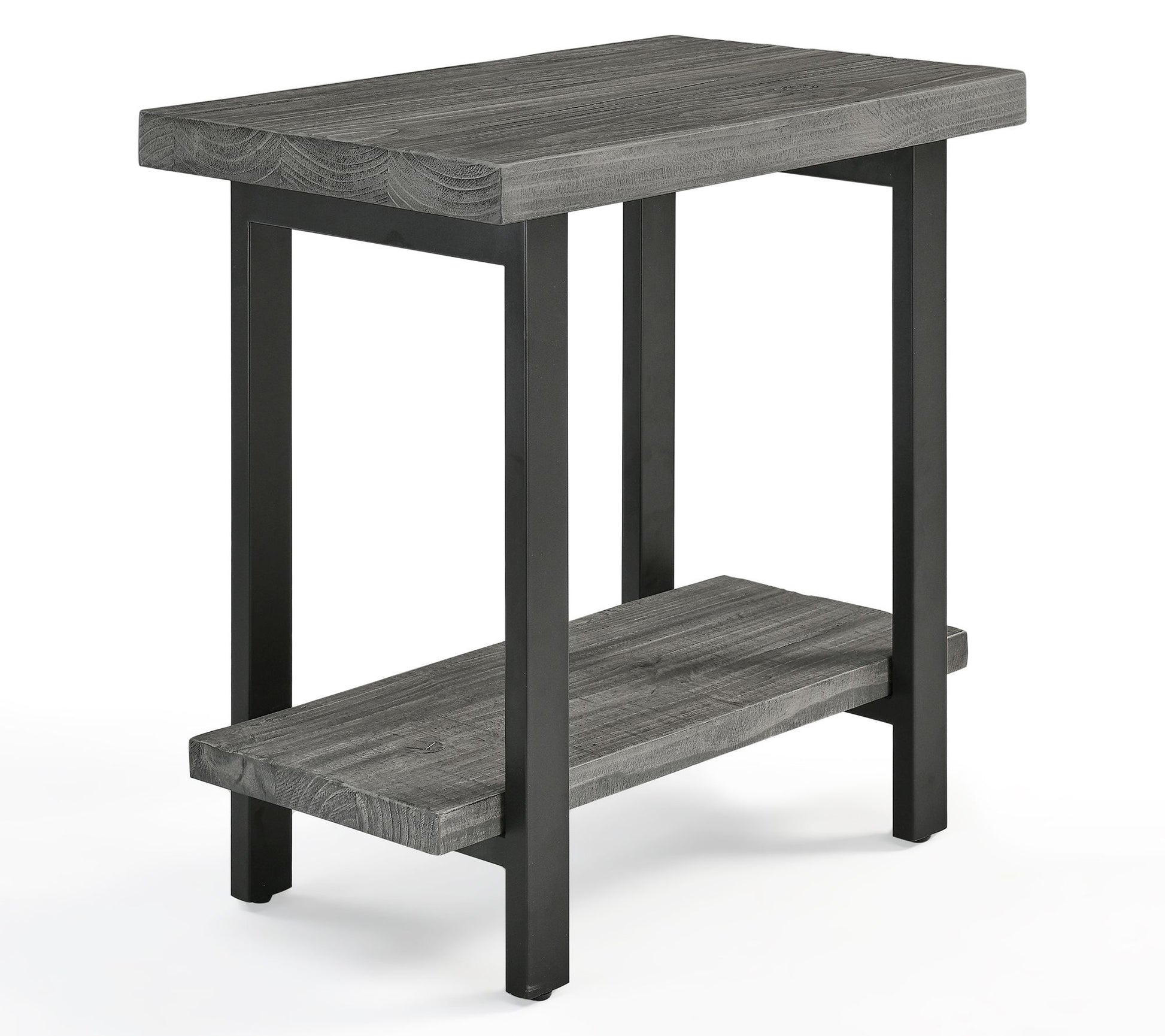 Alaterre Furniture 27" Rustic End Table 2-TierSide