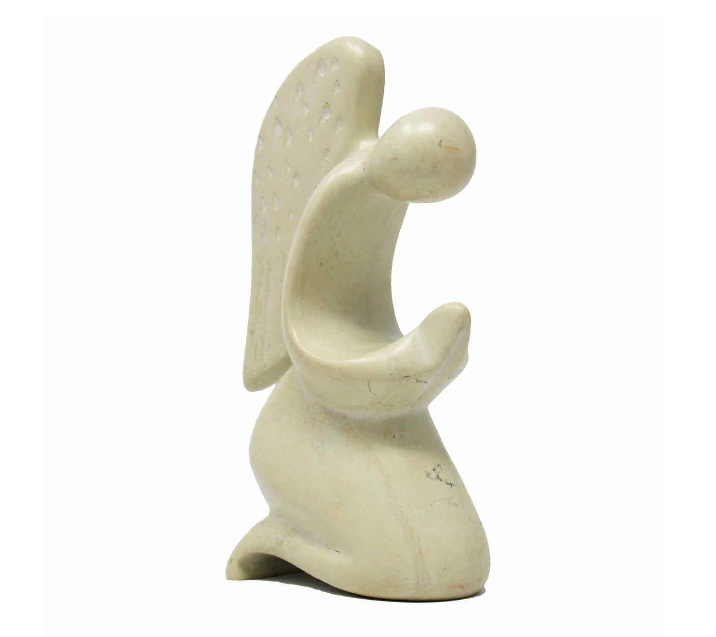 Global Crafts Praying Angel Soapstone Sculpture