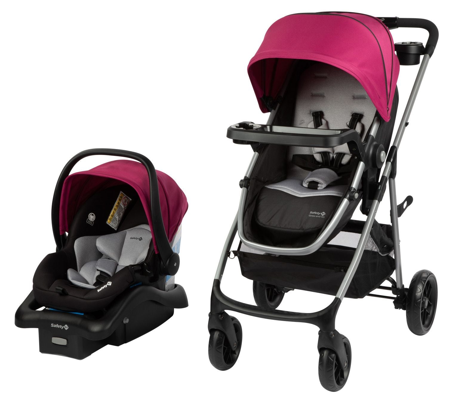 Safety 1st Grow and Go Flex 8-in-1 Travel System Orchid Bloom