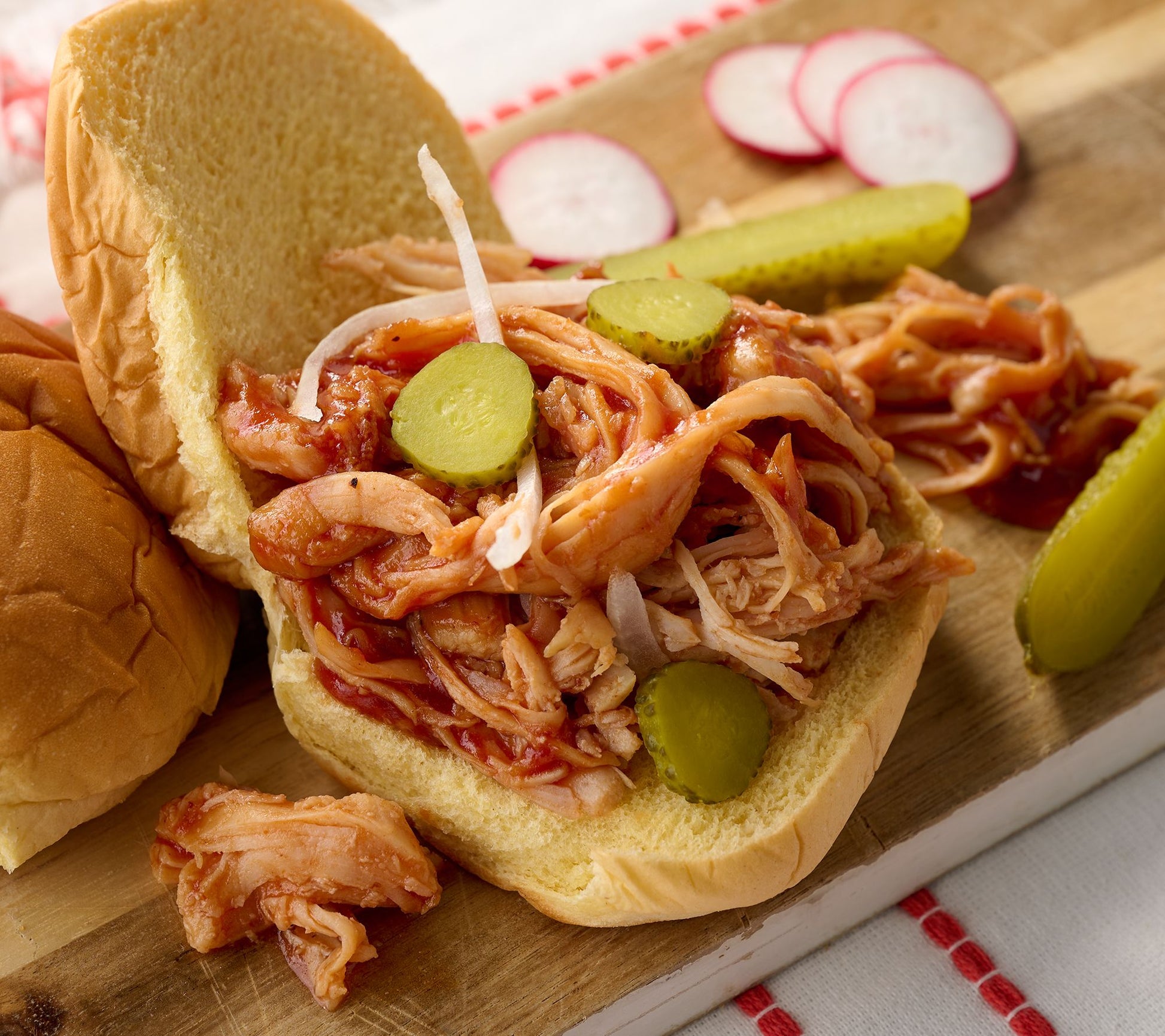 Corky's BBQ (8) 1lb Competition Pulled Chicken Auto-Delivery