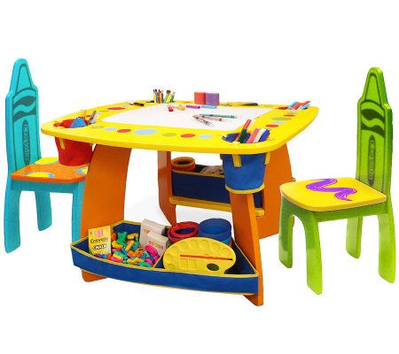 Crayola Wooden Table & Chair Set