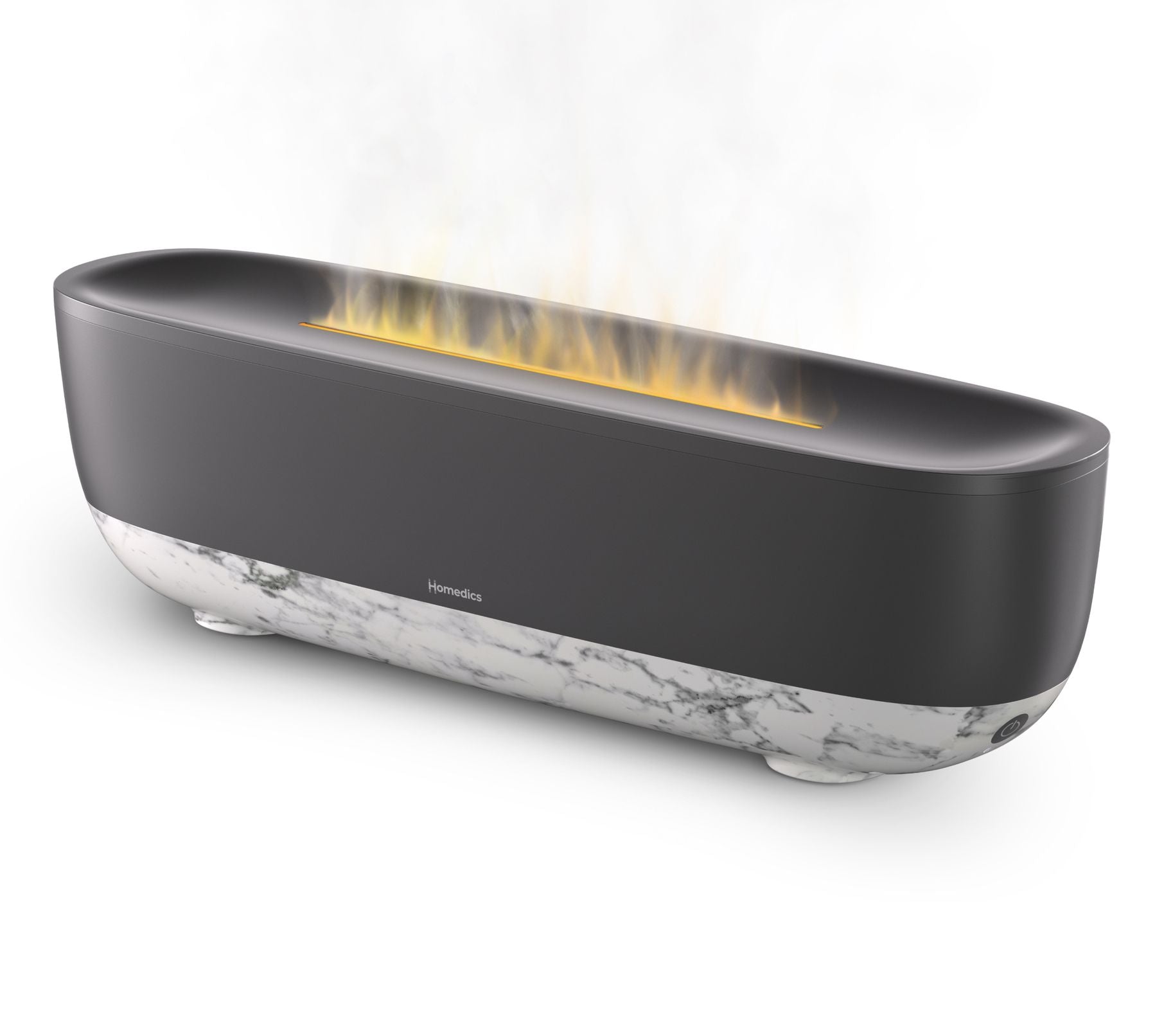 HoMedics Fireside Plus 0.47 Gal Top Fill Ultrasonic Humidifier