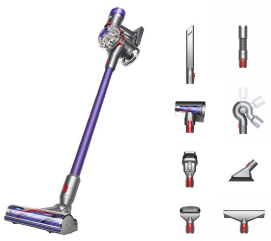 ShWk 11/3 Dyson V8 Extra De-Tangle Cordless Vacuum with 8 Tools