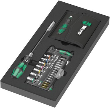 Wera Tools 9750 Kraftform Kompakt &amp; Tool-Check Plus Set 57pc